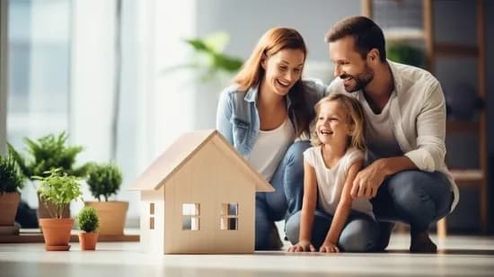 A family planning their financial future together
